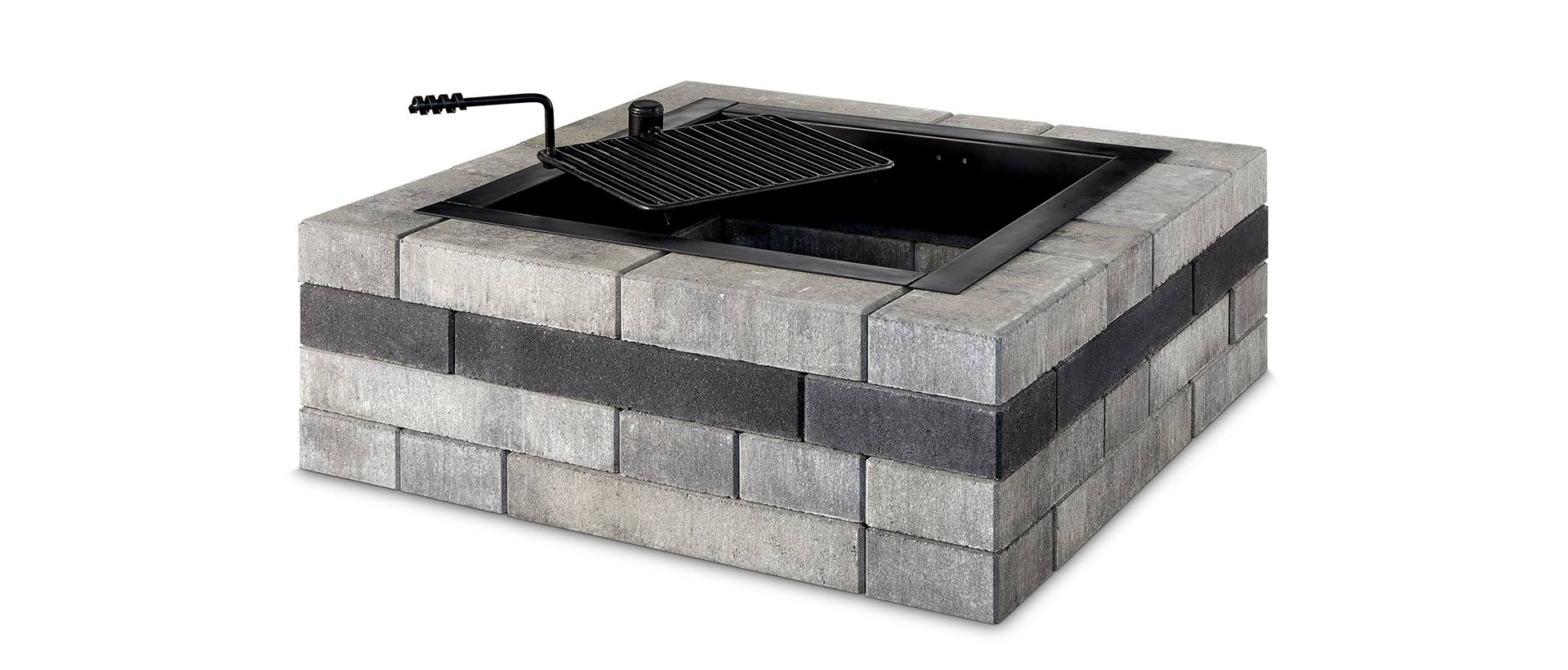 Contemporary Wood Burning Fire Pit Kit