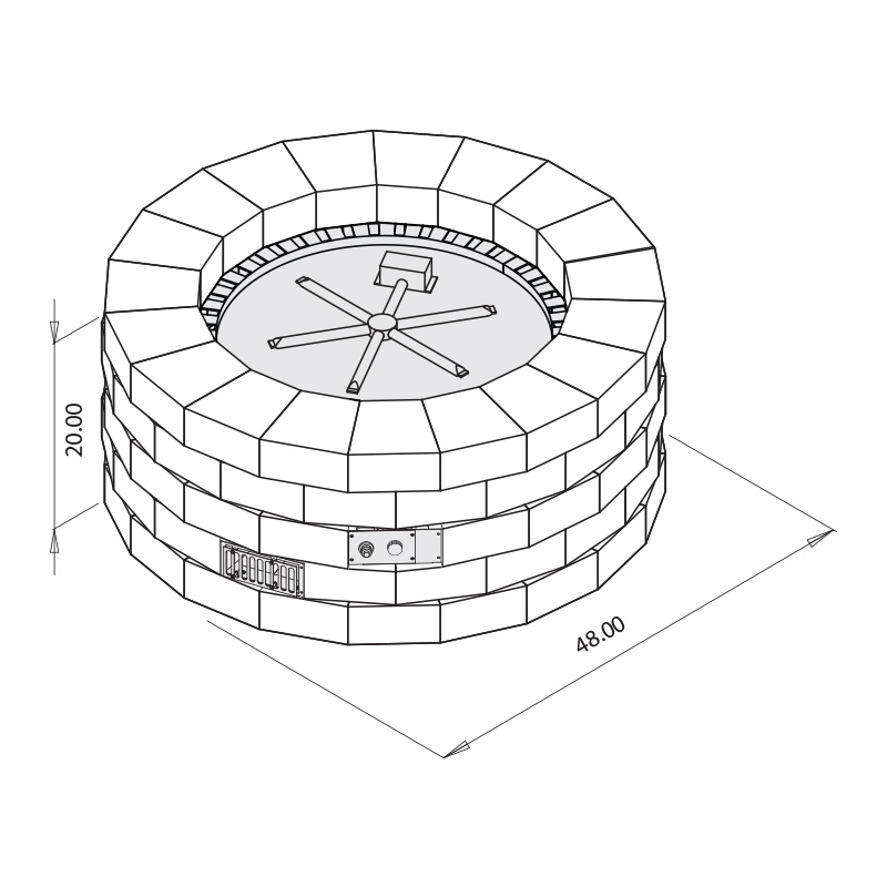 Grand Gas Fire Ring Kit Grand Gas Fire Ring Kit