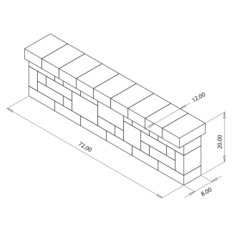 Lakeland Seat Wall Kit Lakeland Seat Wall Kit