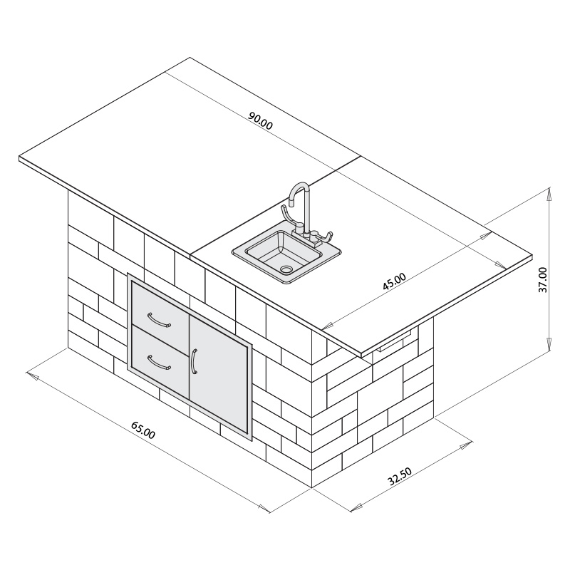 Island Cabinet Kit Island Cabinet Kit
